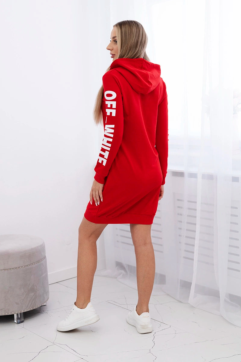 Sukienka Off White czerwona , , , Moda Life Polska , 10045_2 , 62072