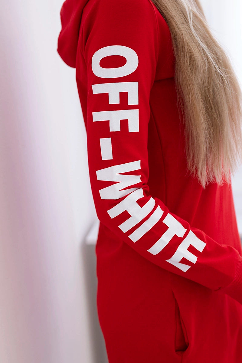 Sukienka Off White czerwona , , , Moda Life Polska , 10045_4 , 62072