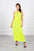 Sukienka boho z rozporkiem , Żółty Neon uniwersalny , Sukienki , TR , 17400_1 , 8893 Odzież Damska Promocja Sukienki Wszystkie Produkty
