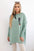 Bluza oversize z asymetrycznymi bokami ciemny miętowy , , , Moda Life Polska , 18320_3 , 0015