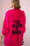 Bluza z nadrukiem "The world is yours" fuksja , , , Moda Life Polska , 20375_4 , 9117