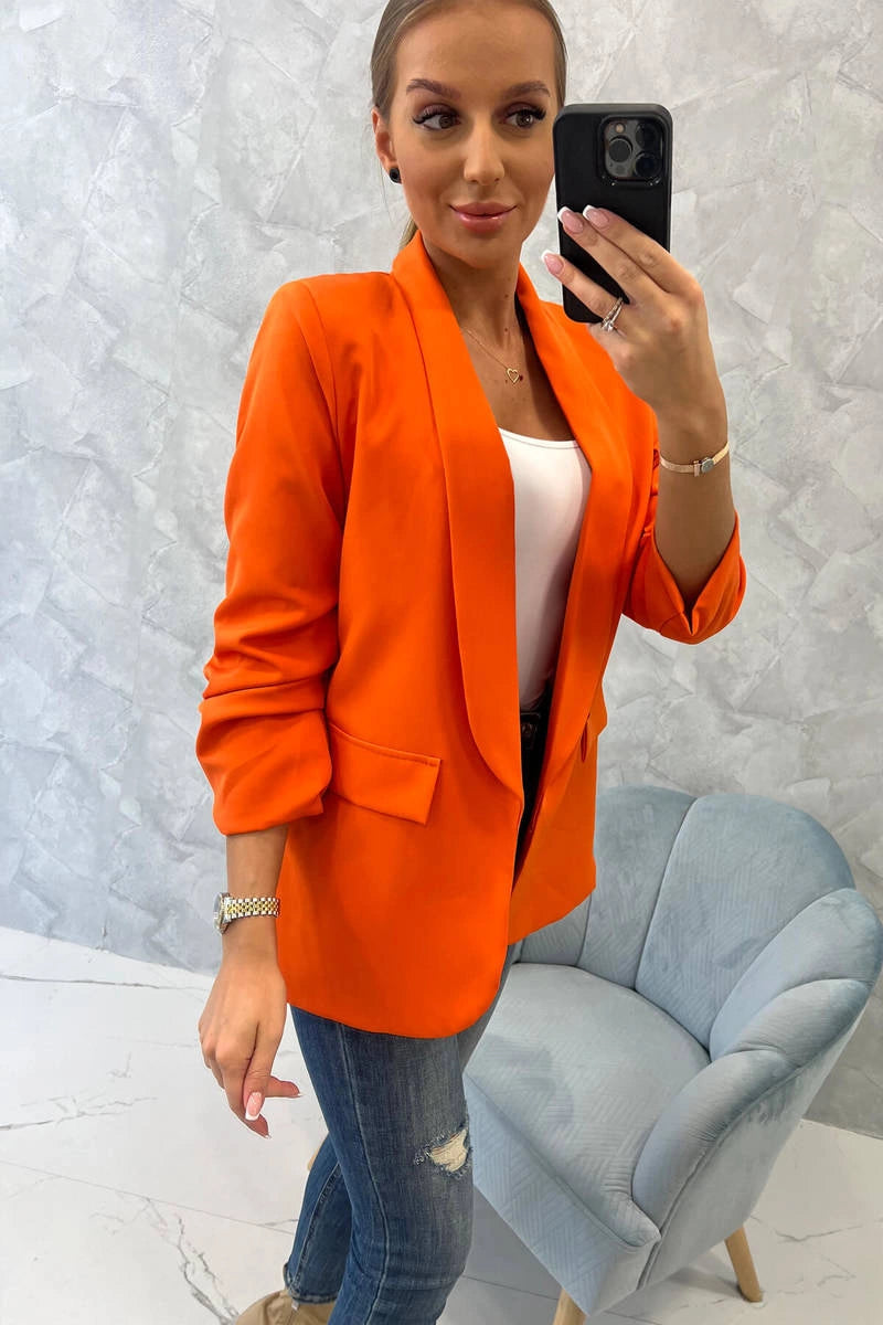 Marynarka z klapami elegancka , Jasno Fioletowa uniwersalny , Narzutki , IT , 23829_6 , 9709 Moda Włoska Narzutki Odzież Damska Wszystkie Produkty