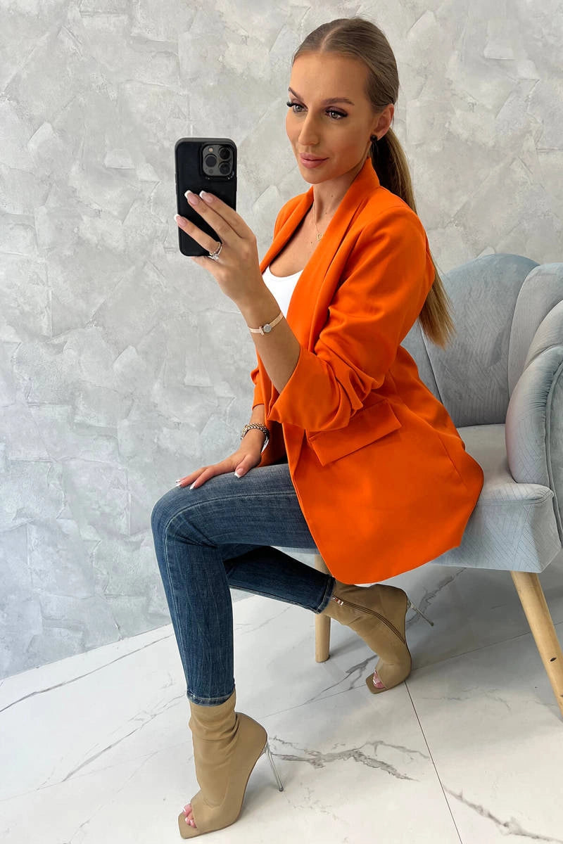 Marynarka z klapami elegancka , Jasno Fioletowa uniwersalny , Narzutki , IT , 23829_8 , 9709 Moda Włoska Narzutki Odzież Damska Wszystkie Produkty