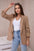 Marynarka z klapami elegancka , Camelowa uniwersalny , Narzutki , IT , 23844_2 , 9709 Moda Włoska Narzutki Odzież Damska Wszystkie Produkty