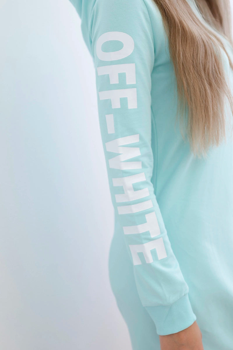 Sukienka Off White miętowa , , , Moda Life Polska , 26957_4 , 62072