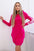 Sukienka Off White fuksja , , , Moda Life Polska , 28563_3 , 62072