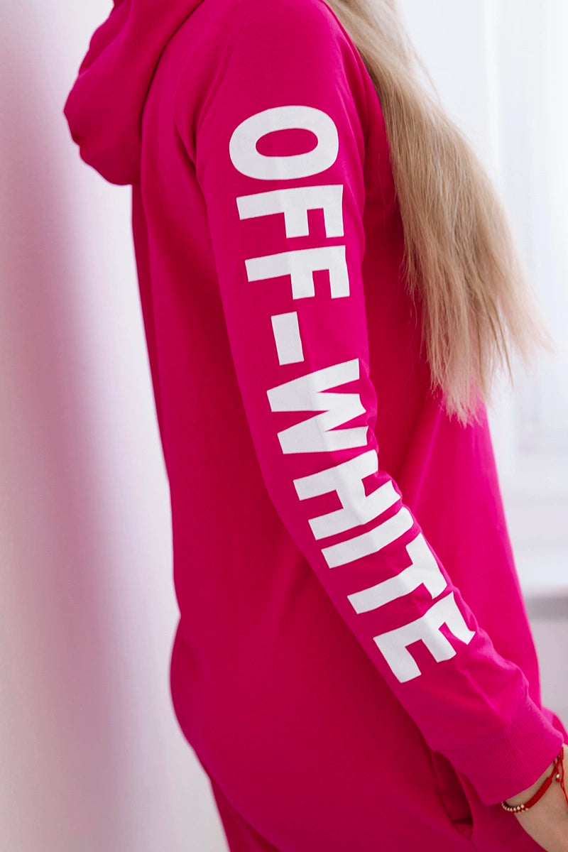 Sukienka Off White fuksja , , , Moda Life Polska , 28563_4 , 62072