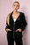 Komplet welurowy bluza z kapturem + spodnie , Czarny uniwersalny , Komplety , IT , 29919_3_f04dd827-6321-4e8f-bb16-f8d691dab180 , 6106 Komplety Odzież Damska Wszystkie Produkty