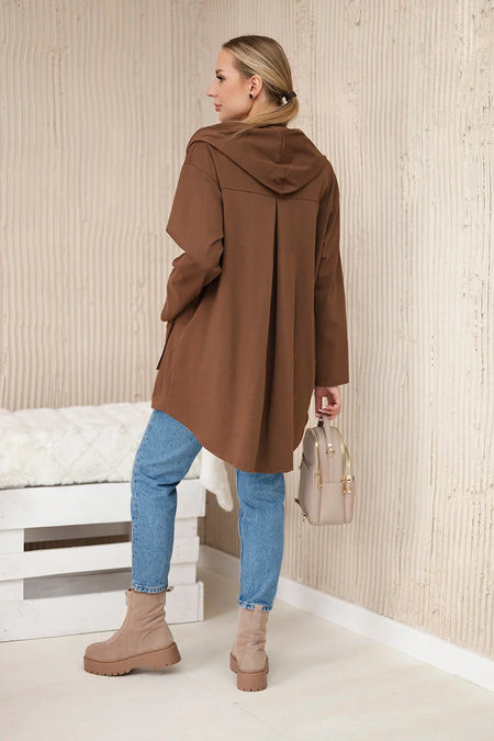 Bluza z kapturem Punto Milano Winter , brązowa uniwersalny , Bluzy , IT , 29928_2_f1129ebc-126e-410b-8cd4-36904867aa32 , 6722 Bluzy Odzież Damska Wszystkie Produkty