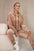 Komplet welurowy bluza kangurka + spodnie , ciemny beżowy uniwersalny , Komplety , IT , 29961_2_879482e8-ce3a-45a9-8bbe-6ac4d0b0f78c , 5629Q Komplety Odzież Damska Wszystkie Produkty