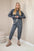 Komplet z wiskozy bluza z kapturem + spodnie grafitowy , , , Moda Life Polska , 30370_1 , 7096