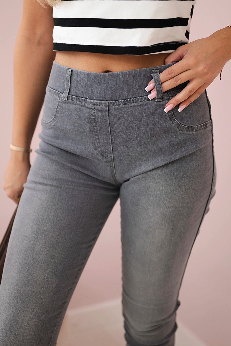 Spodnie jeansowe grafitowe , , , Moda Life Polska , 30476_4 , 2222P