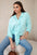 Koszula bawełniana muślinowa oversize miętowa , , , Moda Life Polska , 31066_3 , ART208