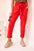 Spodnie damskie z wysokim stanem cargo czerwone , , , Moda Life Polska , 32742_1 , 69387