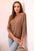 Bluzka damska z dekoltem w łódkę camelowa , , , Moda Life Polska , 32760_1 , 51228
