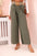 Spodnie damskie lniane z szeroką nogawką i paskiem , Khaki uniwersalny , Spodnie , IT , 32870_3 , ART9806-1 Moda Włoska Nowości Odzież Damska Spodnie wiosna Wszystkie Produkty