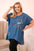 Bluzka damska Plus Size z naszywkami jeansowa , , , Moda Life Polska , 32998_1 , 1876