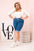 Spodenki damskie bawełniane Plus Size z wiązaniem jeansowe , , , Moda Life Polska , 33127_1 , ART9016