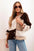 Sweter damski w paski z guzikami , Brązowy + Camelowy uniwersalny , Swetry , IT , 33646_1 , ART25047 Moda Włoska Nowości Odzież Damska Swetry Wszystkie Produkty
