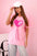 T-shirt damska oversize z sercem i frędzlami z krótkim rękawem jasno różowa , , , Moda Life Polska , 33868_1 , 69929