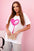 T-shirt damska oversize z sercem i frędzlami z krótkim rękawem biała , , , Moda Life Polska , 33871_1 , 69929