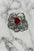 Broszka XZ459-167 , Srebrny + Czerwony , Broszki , IT , pol_pl_Broszka-XZ459-167-srebrny-czerwony-25106_1 , Biżuteria Broszki Discount-30 Rabat20 Wszystkie Produkty XZ459-167