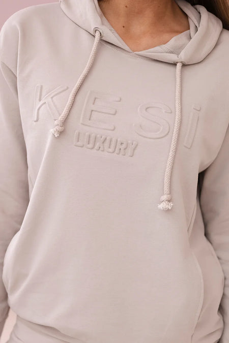 Komplet bawełniany Kesi Luxury , Beżowy Uniwersalny , Komplety , TR , pol_pl_Komplet-bawelniany-Kesi-Luxury-bezowy_3 , 9667 Discount-30 Jesien Komplety Nowości Odzież Damska Rabat20 Wszystkie Produkty