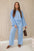 Komplet muślinowy bluzka + spodnie , Niebieski Uniwersalny , Komplety , IT , pol_pl_Komplet-muslinowy-bluzka-spodnie-niebieski-28454_1 , 9804 barter Komplety Moda Włoska Odzież Damska Rabat20 Wszystkie Produkty