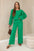 Komplet muślinowy bluzka + spodnie , Zielony Uniwersalny , Komplety , IT , pol_pl_Komplet-muslinowy-bluzka-spodnie-zielony-28453_1 , 9804 barter Komplety Moda Włoska Odzież Damska Rabat20 Wszystkie Produkty