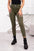 Legginsy w prążek z wysokim stanem , Khaki Uniwersalny , Spodnie , TR , pol_pl_Legginsy-w-prazek-z-wysokim-stanem-khaki-23869_2 , 9440 Discount-30 Odzież Damska Rabat20 Spodnie Wszystkie Produkty