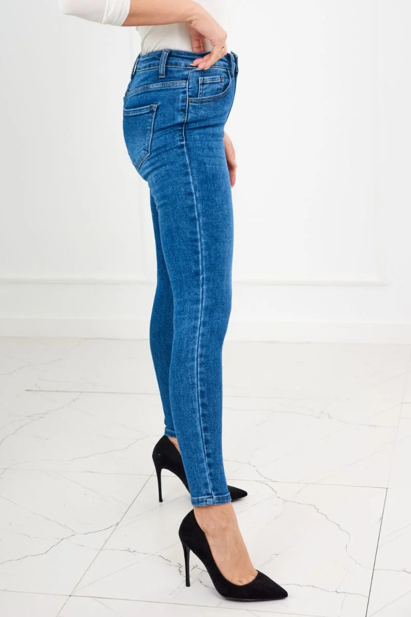 Spodnie jeansowe skinny klasyczne , Jeansowy , Spodnie , IT , pol_pl_Spodnie-jeansowe-skinny-klasyczne-27370_3 , Discount-30 FA8837 Moda Włoska Nowości Odzież Damska Rabat20 Spodnie Wszystkie Produkty