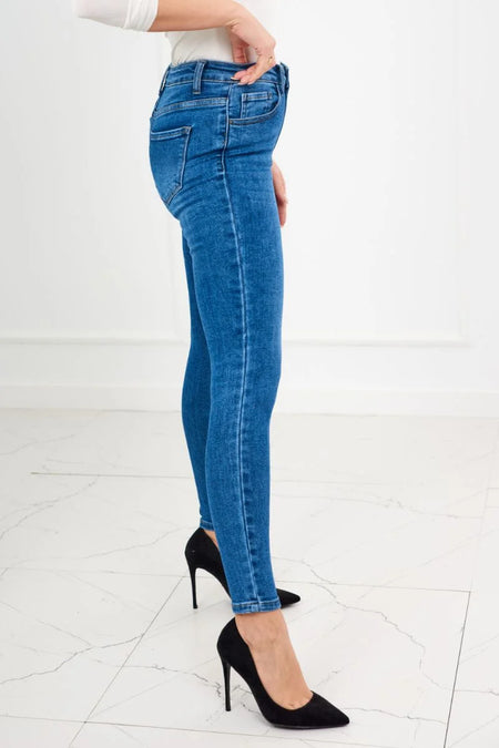 Spodnie jeansowe skinny klasyczne , Jeansowy , Spodnie , IT , pol_pl_Spodnie-jeansowe-skinny-klasyczne-27370_3 , Discount-30 FA8837 Moda Włoska Nowości Odzież Damska Rabat20 Spodnie Wszystkie Produkty