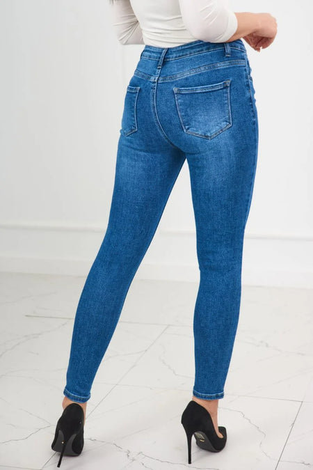 Spodnie jeansowe skinny klasyczne , Jeansowy , Spodnie , IT , pol_pl_Spodnie-jeansowe-skinny-klasyczne-27370_6 , Discount-30 FA8837 Moda Włoska Nowości Odzież Damska Rabat20 Spodnie Wszystkie Produkty
