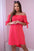 Sukienka wiązana na rękawach , Koralowy Uniwersalny , Sukienki , IT , pol_pl_Sukienka-wiazana-na-rekawach-koralowa-27612_1 , 3320 Discount-30 Moda Włoska Nowości Odzież Damska Rabat20 Sukienki sukienkihiszpanki Wszystkie Produkty