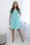 Sukienka z kieszeniami , Miętowy Uniwersalny , Sukienki , IT , pol_pl_Sukienka-z-kieszeniami-mietowa-28184_1 , 5954D Discount-30-c Moda Włoska Odzież Damska Rabat20 Sukienki Wszystkie Produkty