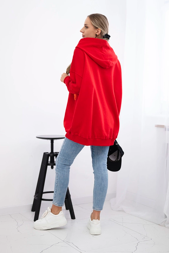 Bluza ocieplana z motywem truskawek , Czerwony Uniwersalny , Bluzy , TR , pol_pm_Bluza-ocieplana-z-motywem_14 , 9629 Bluzy Discount-30 Live 15.11.2023 Odzież Damska Rabat20 Wszystkie Produkty