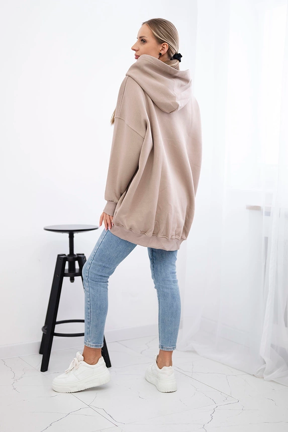 Bluza ocieplana z motywem truskawek , Ciemny Beżowy Uniwersalny , Bluzy , TR , pol_pm_Bluza-ocieplana-z-motywem_18 , 9629 Bluzy Discount-30 Live 15.11.2023 Odzież Damska Rabat20 Wszystkie Produkty