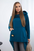Bluza z długim tyłem i kapturem , Morski uniwersalny , Bluzy , TR , pol_pm_Bluza-z-dlugim-tylem-i-ka_ccd00b44-e9f9-4f26-85b9-5823ec59f55b , 9116 Bluzy Jesien Odzież Damska Wszystkie Produkty
