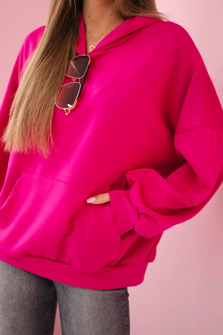 Bluza z kapturem masełko , Fuksja uniwersalny , Bluzy , IT , pol_pm_Bluza-z-kapturem-maselko_2_29b73d78-88e3-47c4-86df-856b633c9223 , 7273 Bluzy Nowości Odzież Damska Wszystkie Produkty