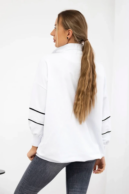 Bluza z suwakiem i kieszeniami , Biała uniwersalny , Bluzy , TR , pol_pm_Bluza-z-suwakiem-i-kiesze_1_6d35060d-edc4-4226-b106-e44222e7c8a5 , 9347 Bluzy Odzież Damska Wszystkie Produkty