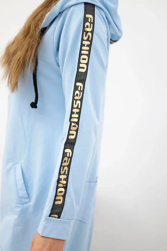 Bluza z suwakiem z tyłu , Błękitna uniwersalny , Bluzy , TR , pol_pm_Bluza-z-suwakiem-z-tylu-b_2 , 8997 Bluzy Odzież Damska Wszystkie Produkty