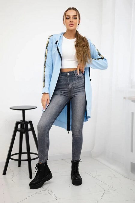 Bluza z suwakiem z tyłu , Błękitna uniwersalny , Bluzy , TR , pol_pm_Bluza-z-suwakiem-z-tylu-b_83c515b5-b057-44c3-ac57-0503e0c1ae54 , 8997 Bluzy Odzież Damska Wszystkie Produkty