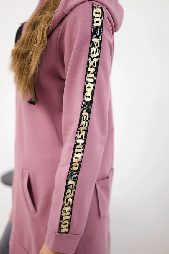 Bluza z suwakiem z tyłu , Ciemno Różowa uniwersalny , Bluzy , TR , pol_pm_Bluza-z-suwakiem-z-tylu-c_5 , 8997 Bluzy Odzież Damska Wszystkie Produkty