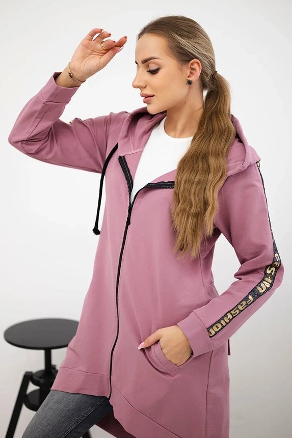 Bluza z suwakiem z tyłu , Ciemno Różowa uniwersalny , Bluzy , TR , pol_pm_Bluza-z-suwakiem-z-tylu-c_8ef680e6-9cfe-4ff8-9b3e-7c1ea8795c46 , 8997 Bluzy Odzież Damska Wszystkie Produkty