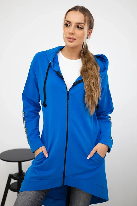 Bluza z suwakiem z tyłu , Jeans uniwersalny , Bluzy , TR , pol_pm_Bluza-z-suwakiem-z-tylu-j_1 , 8997 Bluzy Odzież Damska Wszystkie Produkty
