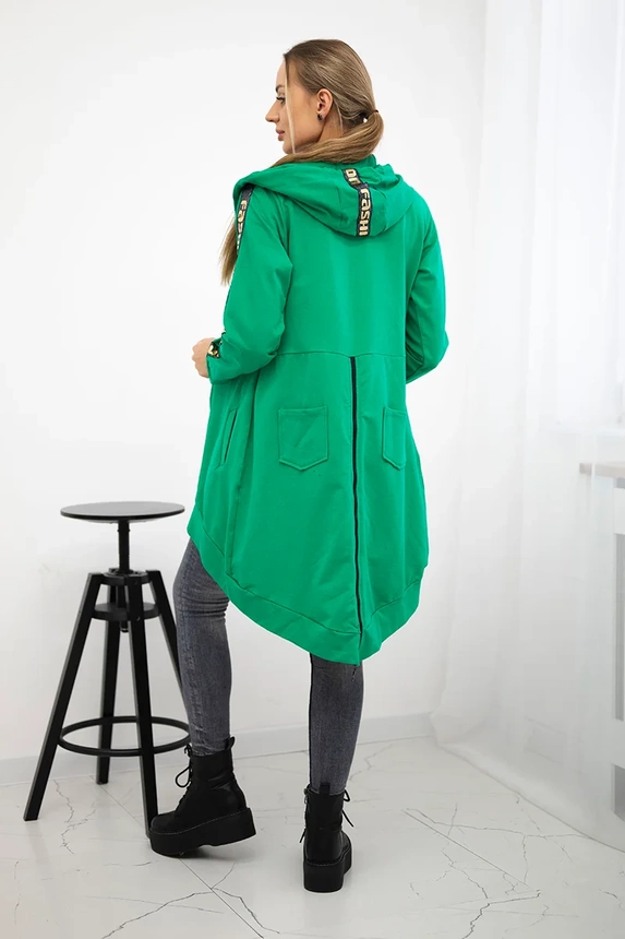 Bluza z suwakiem z tyłu , Jasno Zielona uniwersalny , Bluzy , TR , pol_pm_Bluza-z-suwakiem-z-tylu-j_4 , 8997 Bluzy Odzież Damska Wszystkie Produkty