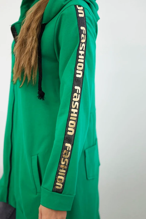 Bluza z suwakiem z tyłu , Jasno Zielona uniwersalny , Bluzy , TR , pol_pm_Bluza-z-suwakiem-z-tylu-j_5 , 8997 Bluzy Odzież Damska Wszystkie Produkty