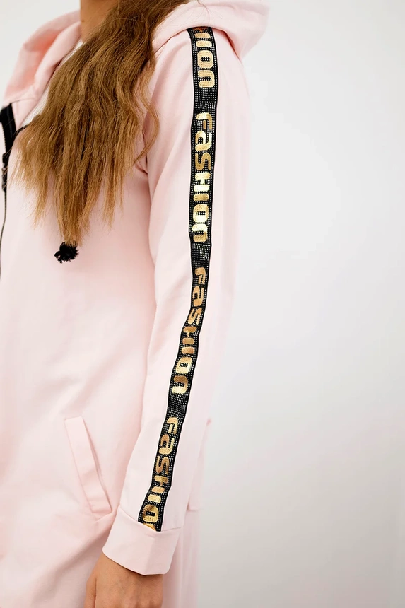 Bluza z suwakiem z tyłu , Pudrowy Róż uniwersalny , Bluzy , TR , pol_pm_Bluza-z-suwakiem-z-tylu-p_1 , 8997 Bluzy Odzież Damska Wszystkie Produkty
