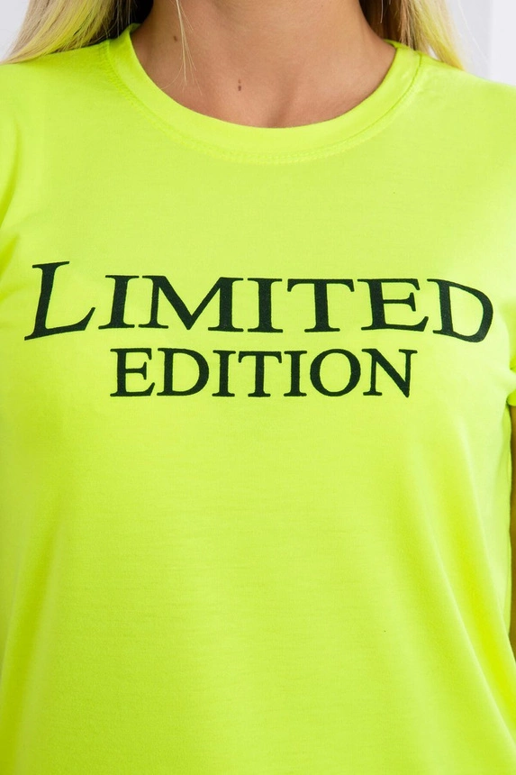 Bluzka Limited edition , żółty neon uniwersalny , Bluzki , TR , pol_pm_Bluzka-Limited-edition-zo_2 , 65296 Bluzki Odzież Damska Wszystkie Produkty