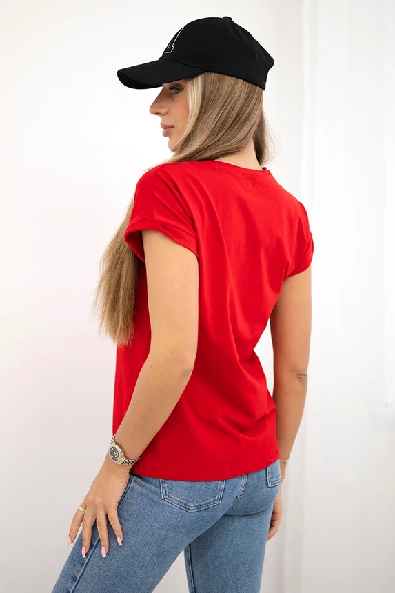 Bluzka Shopping is my cardio , czerwona uniwersalny , Bluzki , TR , pol_pm_Bluzka-Shopping-is-my-car_10_f54ad56a-17fe-4dde-8e98-2d76005205ae , 65297 Bluzki Odzież Damska Wszystkie Produkty